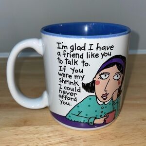 American Greetings Best Friends Mug - Friends are Our Shrinks!